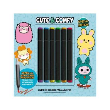 Imagem de Cute & Comfy Coloring Book For Adults - Special Edition - Livro De Colorir Adulto