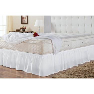 Imagem de Saia Box Ajustável com Elástico para Cama Solteiro - Sophia Enxovais, 