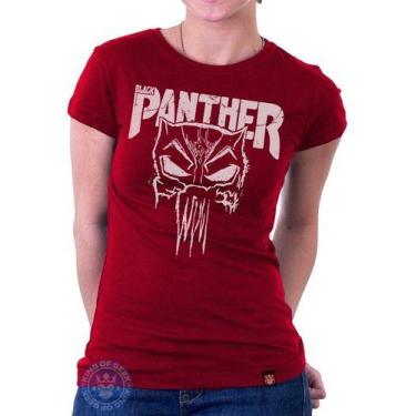 Imagem de Babylook Black Panther Pantera Negra Marvel Filme Geek Hero - King of 