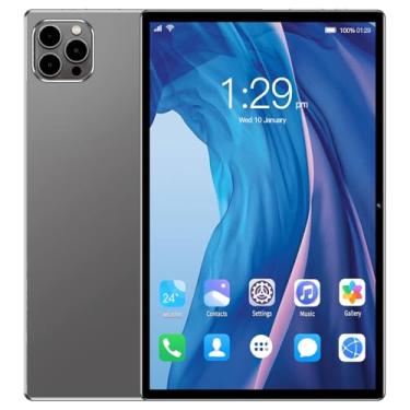 Imagem de Tablet V62 10.1" FHD Android 12, MTK6797, Câmera 24MP, Bateria 8000mAh – Modelos com 6GB, 8GB, 12GB RAM e até 512GB – Sem Marca – Com Tela Full HD (Cinza, 12+512)