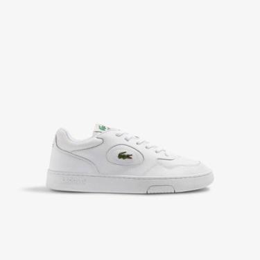 Imagem de Tênis Lacoste Lacoste Masculinas Lineset de Couro, 43, Branco