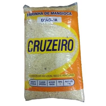 Imagem de Cruzeiro Farinha de Mandioca D'água, Classe Grossa, Acidez Baixa, 1kg