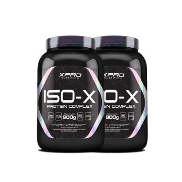 Imagem de Kit 2x Whey Protein Iso - X Complex 900g - XPRO Nutrition, CHOCOLATE, 