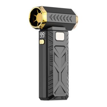 Imagem de Soprador de Ar Elétrico Potente 250000RPM Limpador Portátil Carregamento TypeC Ventilador Turbo Sem Escovas com Bateria 10000mAh Display Digital Iluminação LED Regulação Infinita 6 Vento Integração So