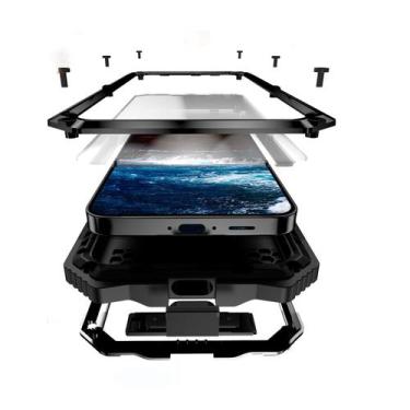 Imagem de Capa robusta para Samsung Galaxy S24 FE Heavy Duty Lunivop preta