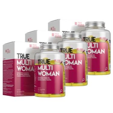 Imagem de 3x Multivitamínico True Multi Woman True Source 90 Tabletes