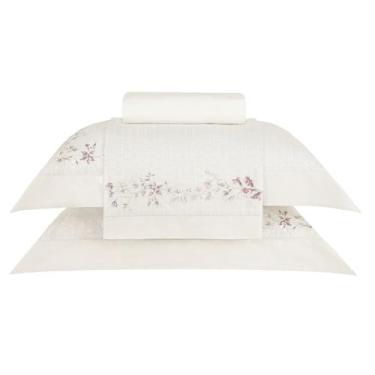 Imagem de Jogo de Cama King Gran Percalle 200 Fios Buddemeyer Manila 100% Algodão Estampado 4 peças