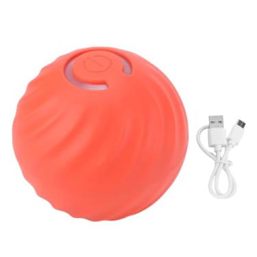 Imagem de HEEPDD Bola de Brinquedo Interativa para Cães, Distribuição Automática de Alimentos, Bola Divertida e Divertida para Cães e Gatos, Com Movimento Autoativado para Entretenimento (ORANGE)