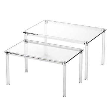 Imagem de Organizador de armário de cozinha, prateleiras de despensa para armário, suporte leve de armazenamento para banheiro, maquiagem, mesa de café colecionável