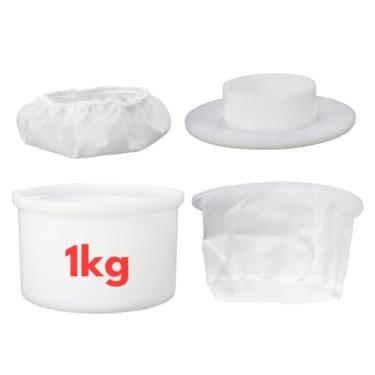 Imagem de Jogo 2 Conjuntos Completos Queijo Caseiro Forma Completa 1kg Injesul