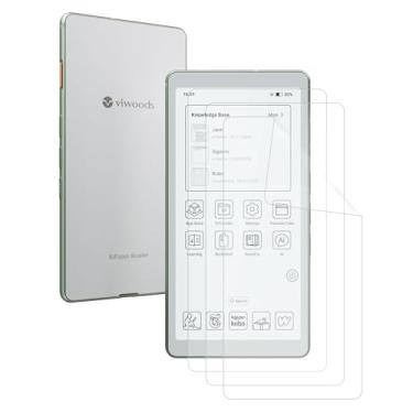 Imagem de Futanwei Película protetora de tela Viwoods AiPaper Reader 15.6 cm [pacote com 3] Película PET transparente HD [anti-impressões digitais] [antiarranhões] [sem bolhas] compatível com Viwoods AiPaper
