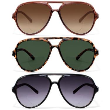 Imagem de Lentes de Sol EYEGUARD Aviador Paquete de 3 Bifocales UV400 2.75