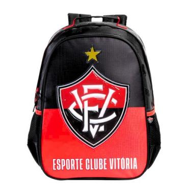 Imagem de Mochila Escolar Grande Time Vitória Reforçada 16552 Original - Xeryus