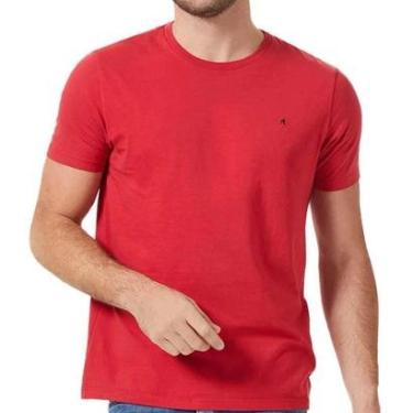 Imagem de Camiseta Replay Masculina R Vermelha-Masculino