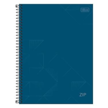 Imagem de Caderno Espiral Capa Dura Universitário Zip 160 Folha 10 Matérias Tilibra Azul Claro