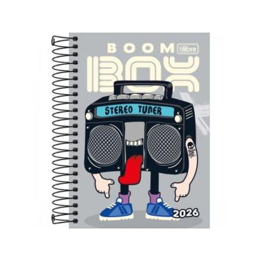 Imagem de Agenda 2026 Espiral Diária M5 12,9x18,7cm Spice Masculina Tilibra Estampa 1