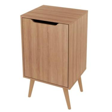 Imagem de Gabinete para Banheiro Amêndoa com 1 Porta BN3641 Tecnomobili- sem cuba