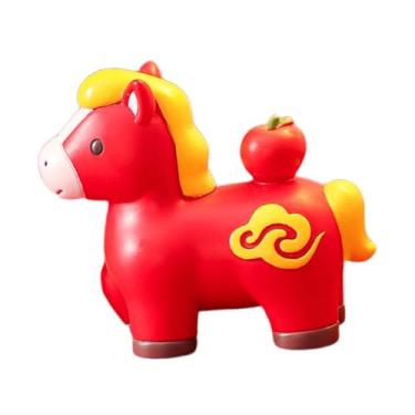 Imagem de WeiLaiKeQi Escultura de Cavalo Feng Shui, Estatueta de Resina, Arte, Estátua de Animal, Decoração de Mesa, Lareira, Pátio, Entrada, D