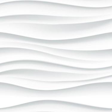 Imagem de Papel De Parede 3D Efeito Ondas Grande Geometrico Adesivo