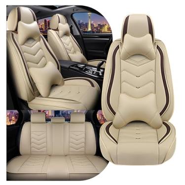 Imagem de Capas de assento de carro para Toyota Camry 2000-2025, capa de assento esportiva elegante, capa de assento de carro de couro napa premium. Conjuntos de capas de assento para automóveis (5 assentos