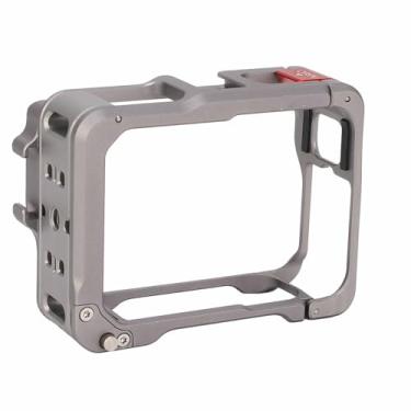 Imagem de AYNEFY Gaiola Protetora para Câmera, Estrutura Leve Em Liga de Alumínio Com Liberação Rápida e Interface de Sapata Fria para Equipamentos de Filmagem Ao Ar Livre