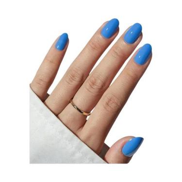 Imagem de Conjunto De Unhas Postiças Quadradas Pretas Médias 24 Peças Com Alta S