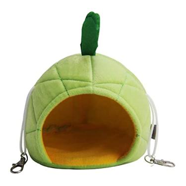 Imagem de Hammock de Cama para Hamster Acessórios Jaula Marmosa Brinquedos Casa Pequenos Animais como e Esquilo Ninho Algodão Pet Brincar Dormir Respirável Confortável Quente Uso Diário Indoor