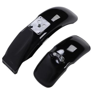 Imagem de Estink Para-choques Dianteiro e Traseiro para Motocicleta, Conjunto Em Preto Brilhante de Substituição para Monkey Gorilla Bikes Z50 Z50A Z50J Z110 Z125 Rodas de 8 e 10 Polegadas,