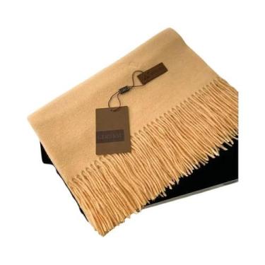 Imagem de Cachecol Feminino Grosso E Quente De Cashmere 2024 Inverno Cor Sólida 