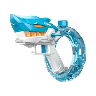 Imagem de Brinquedo De Pistola De Água Em Forma De Tubarão Grande Para Crianças,