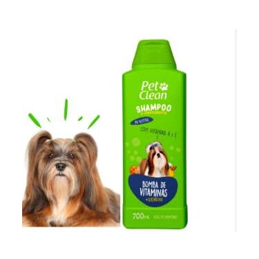 Imagem de Pet Clean Shampoo Bomba de Vitaminas para Cães, 700ml, Fórmula Vitamínica, Limpeza e Hidratação