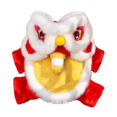 Imagem de Bothyi Fantasia de Ano Chinês para Cães e Gatos: Roupa Fofa e Criativa com Capuz para Cachorros, Ideal para Festas Eventos, S
