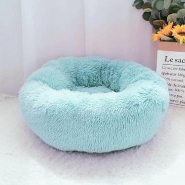 Imagem de Cama Nuvem Pet Antialérgica Tie Dye – Conforto para Cachorros e Gatos de Pequeno e Médio Porte(Azul bebê,90cm GG)