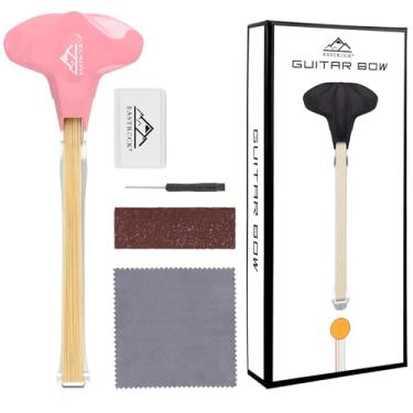Imagem de EASTROCK Arco de guitarra, arco Picasso 2 em 1, cria sons de violoncelo e violino, ferramentas de cordas de dupla finalidade, kit de arco de guitarra para iniciantes e músicos profissionais, presente