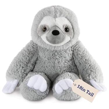 Imagem de Vermont Teddy Bear Bicho-preguiça de pelúcia – Oh So Soft Bicho de pelúcia, cinza, 45,7 cm