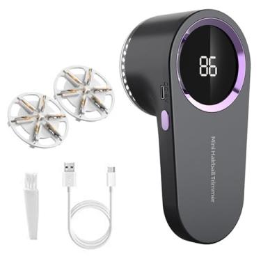 Imagem de Aparador de Cabelo Digital Raspe Tecidos Portátil Recarregável com Cutter 6 Lâminas 3 Modos Ajustáveis Dispositivo Potente e Eficiente Remoção Bolinha