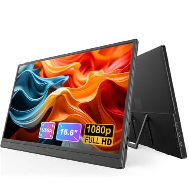 Imagem de UPERFECT Monitor Portátil 15,6” FHD 1080P, IPS Ultra Fino, Compatível com VESA, Tela Externa para Laptop/PC/Console