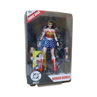 Imagem de Boneco De Ação Mulher Maravilha 7 Polegadas McFarlane Toys DC Direct O