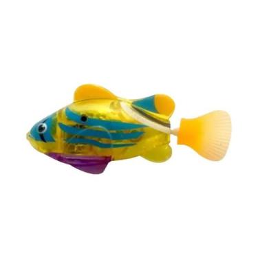 Imagem de Brinquedo Interativo Indutivo Para Gatos, Robô Peixe Nadador, Peixe El