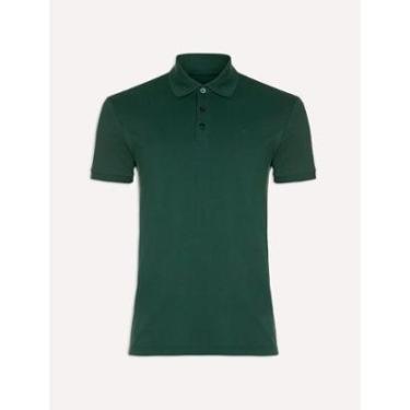Imagem de Polo Ellus Masculina Piquet Classic Easa Melange Verde Escuro-Masculino