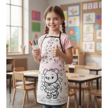Imagem de Avental Infantil para Pintar - Recanto da Costura