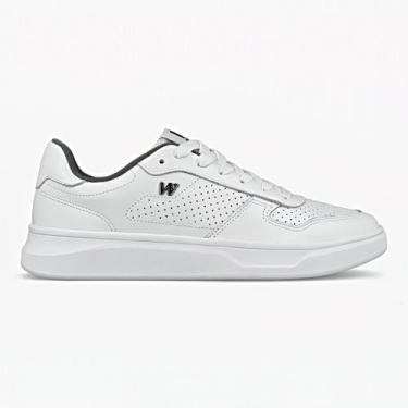 Imagem de Tenis West Coast Masculino Couro Casual WC Bravus, Branco, 39