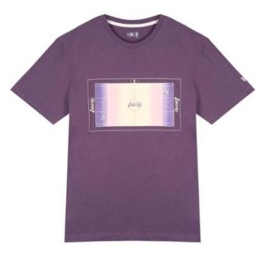 Imagem de Camiseta New Era Regular NBA Los Angeles Lakers Sunset-Masculino
