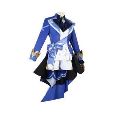 Imagem de Fantasia De Carnaval Genshin Impact Para Mulheres Com Peruca Para Fest