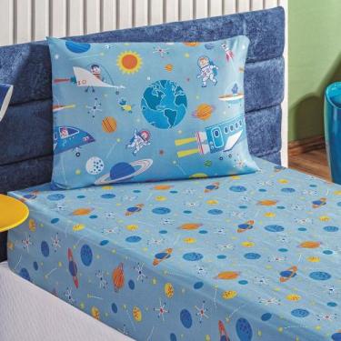 Imagem de Jogo de Cama INFANTIL 2 e 3 Peças 200 fios estampado - - SAFIRA ENXOVA