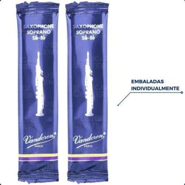 Imagem de Caixa 10 Palhetas Sax Soprano Vandoren 1.5