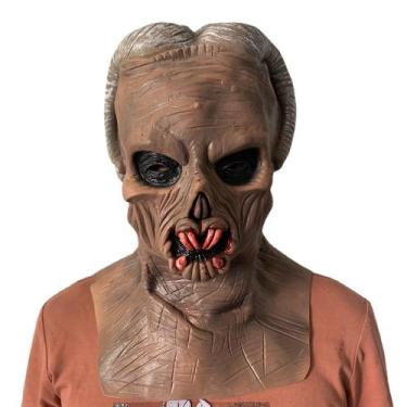 Imagem de Máscara Alien Latex Fanged Old Man Halloween com presas - taiyuanketan