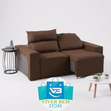Imagem de Protetor Capa Sofá Retrátil e Reclinável 2 ou 3 lugares Veste Fácil Ta