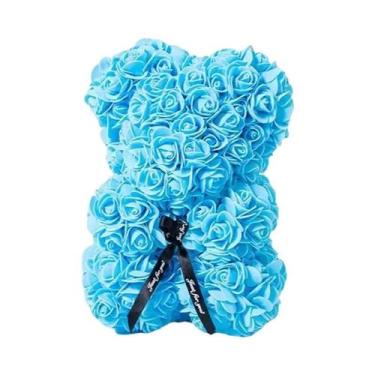 Imagem de Urso De Rosas Eternas Romântico, Flores Artificiais, Presente Para O D