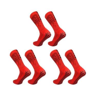 Imagem de Meias De Futebol Respiráveis para Homens E Mulheres, 3 Pares, Gráficos